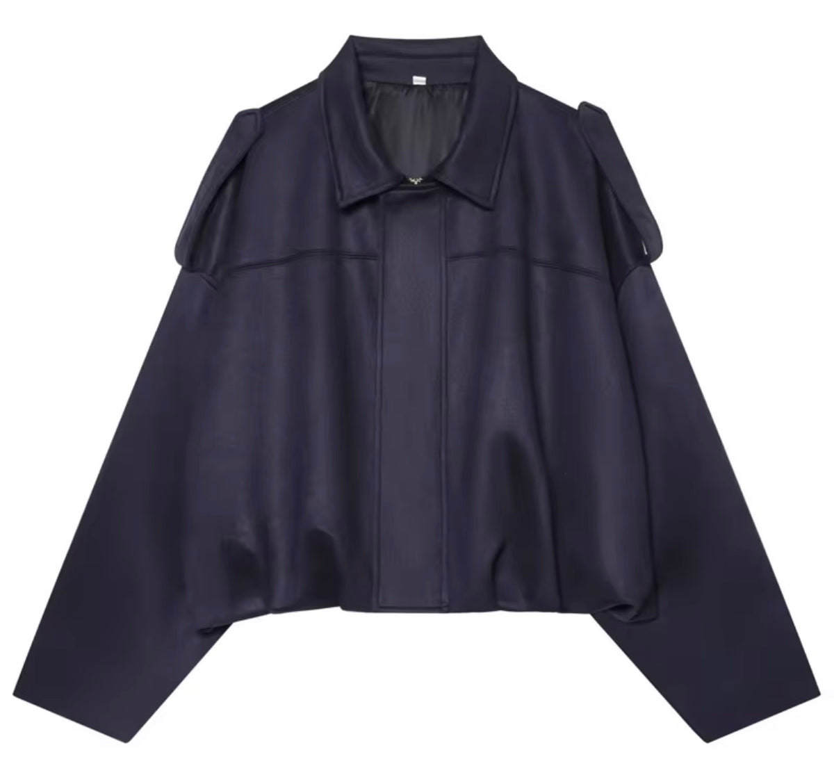Women’s Cropped Suede Bomber Jacket – Long Sleeve Zip-Up Jacket, Available in 6 Colours