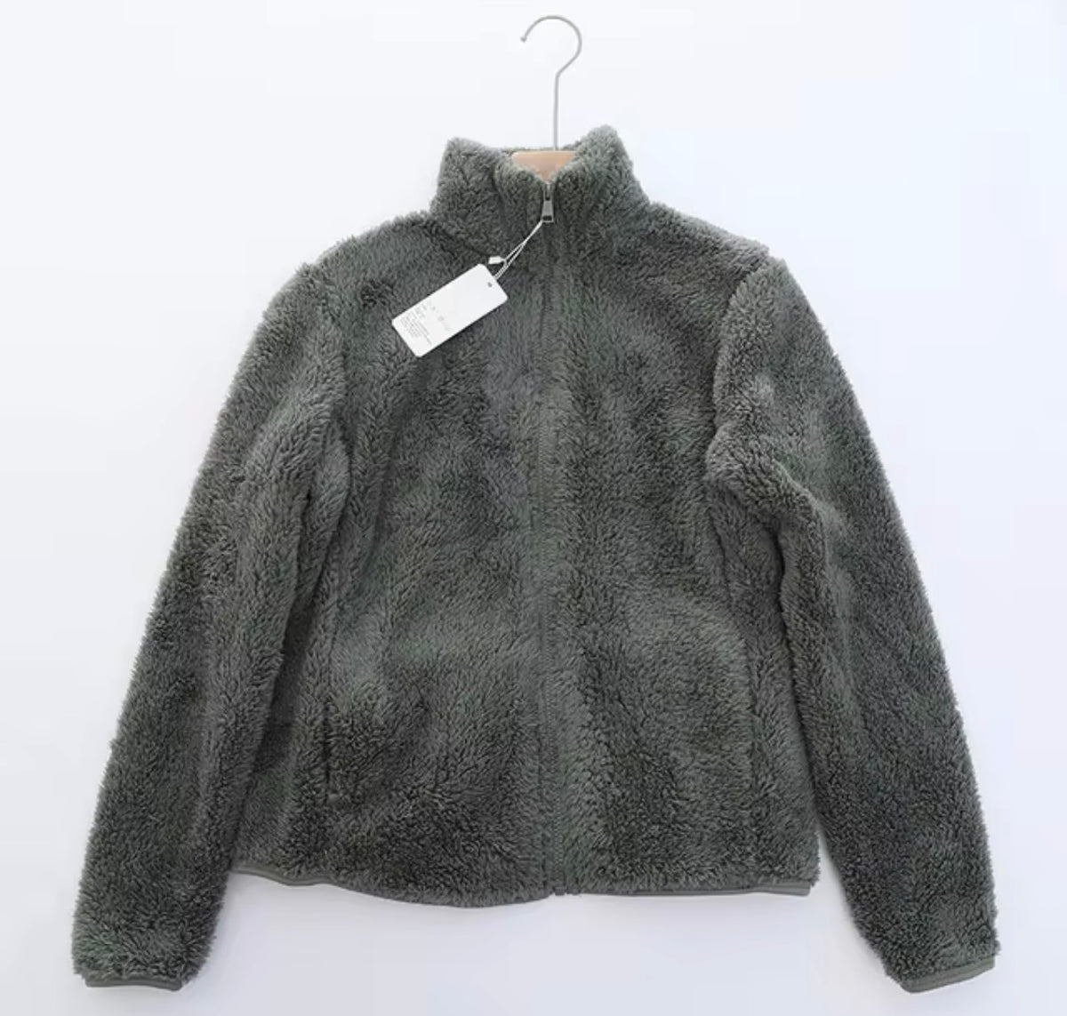 Women’s Fleece Jacket – Warm Fluffy Zip-Up Winter Coat