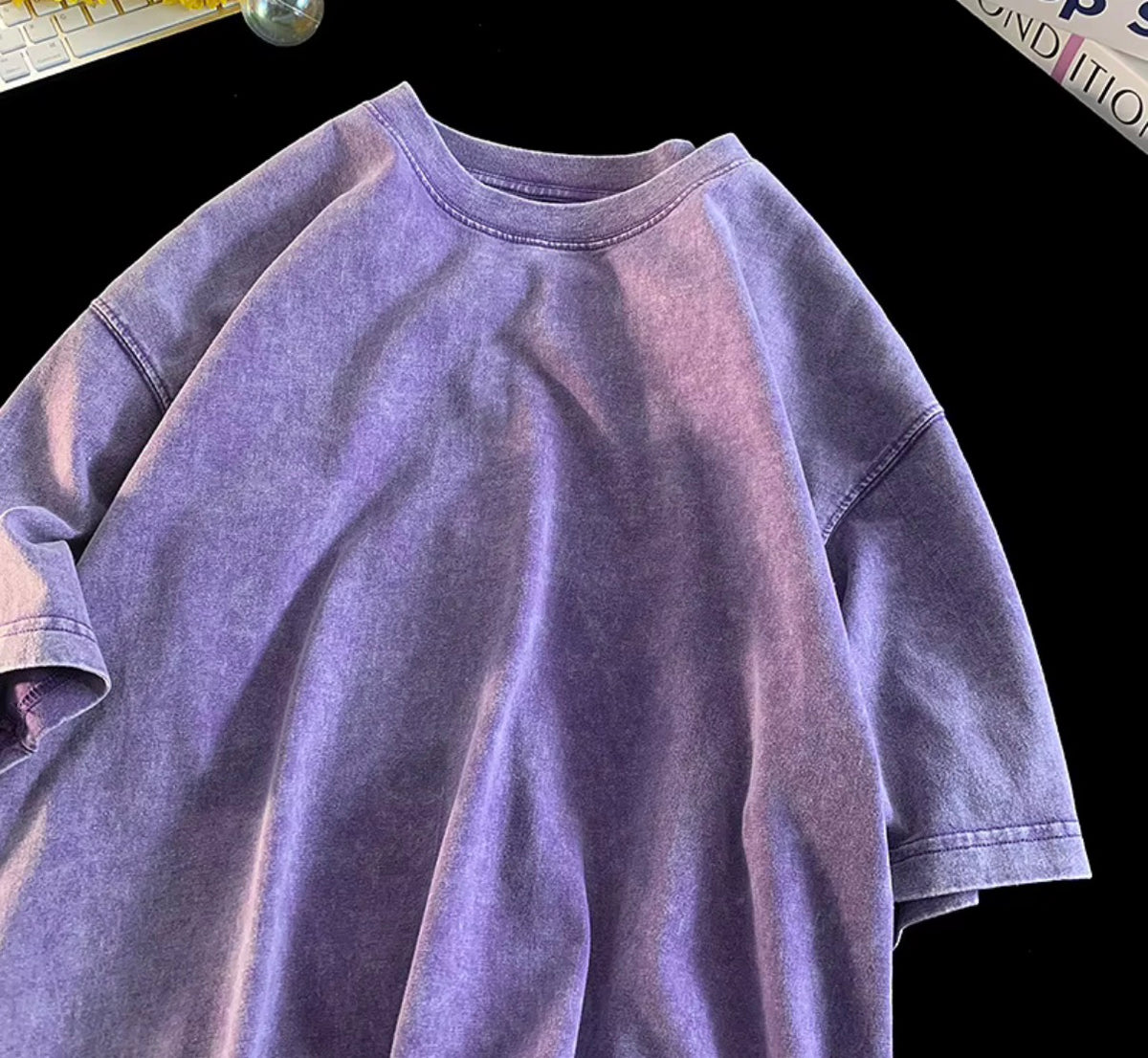 Vintage Charcoal Acid Wash Oversized T-Shirt – Y2K Streetwear Tee