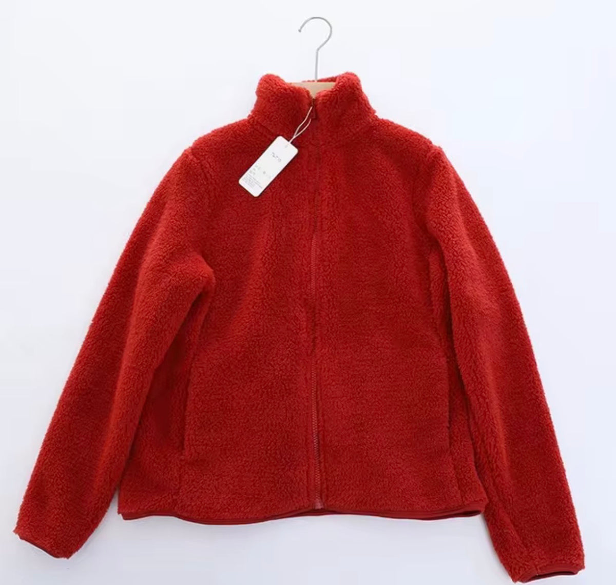 Women’s Fleece Jacket – Warm Fluffy Zip-Up Winter Coat